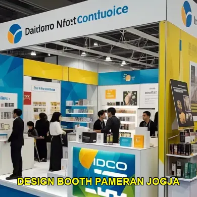 design booth pameran jogja